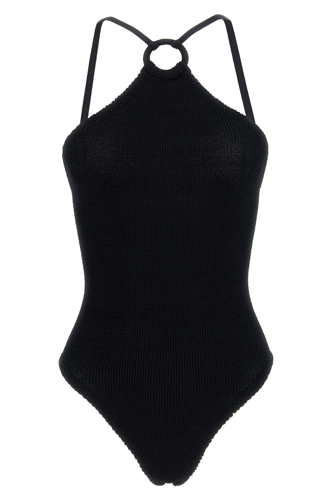 HUNZA G OS jasmine one-piece swimsuit in original crinkle(tm)