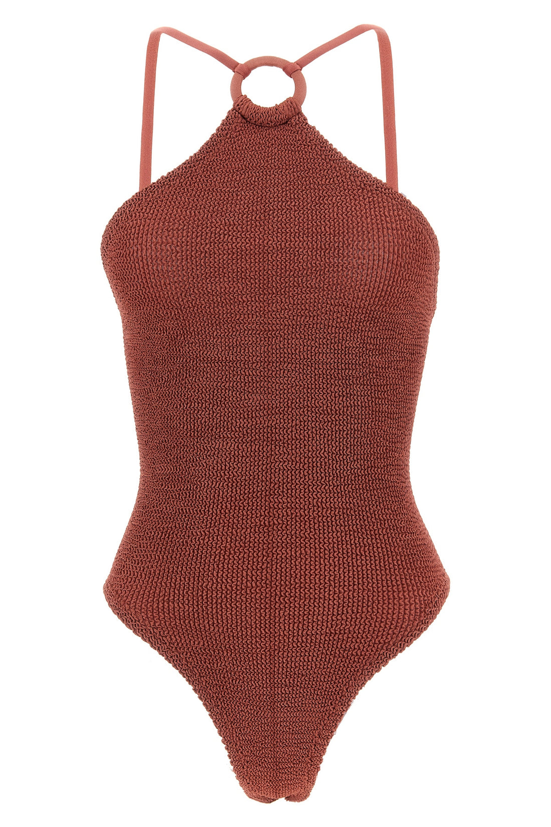 HUNZA G OS jasmine one-piece swimsuit in original crinkle(tm)