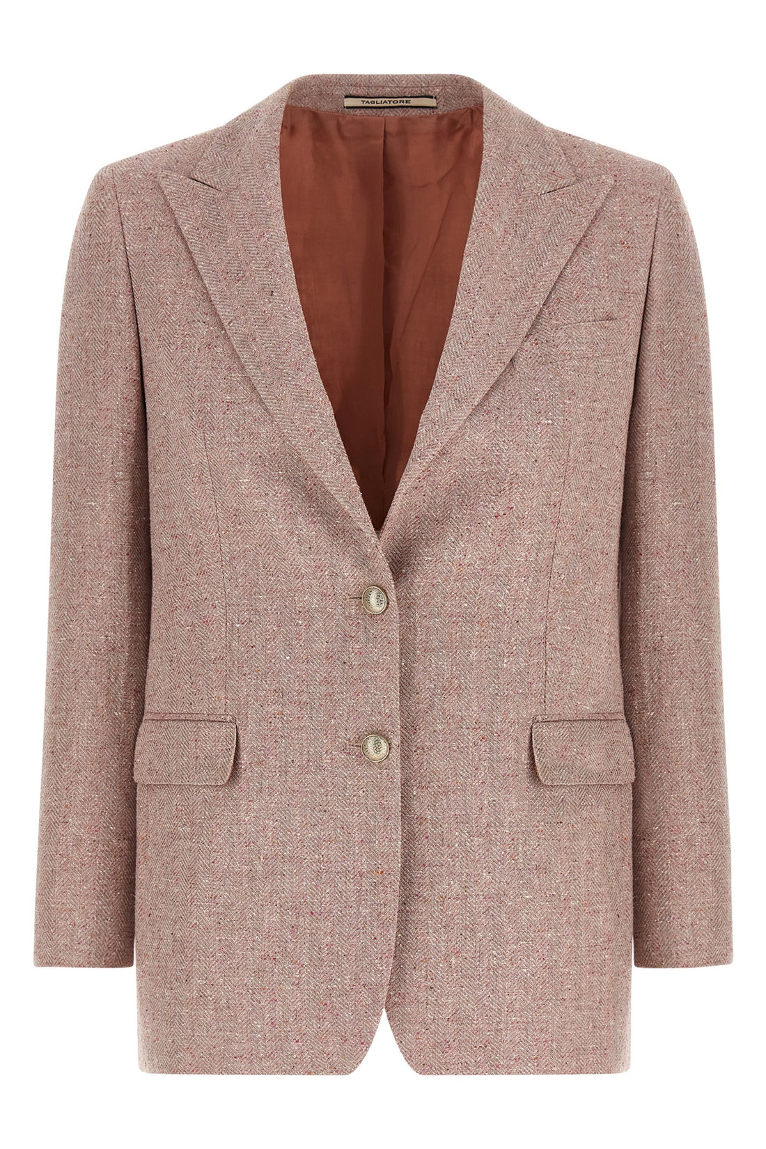 TAGLIATORE 40 bertha single-breasted blazer in cotton