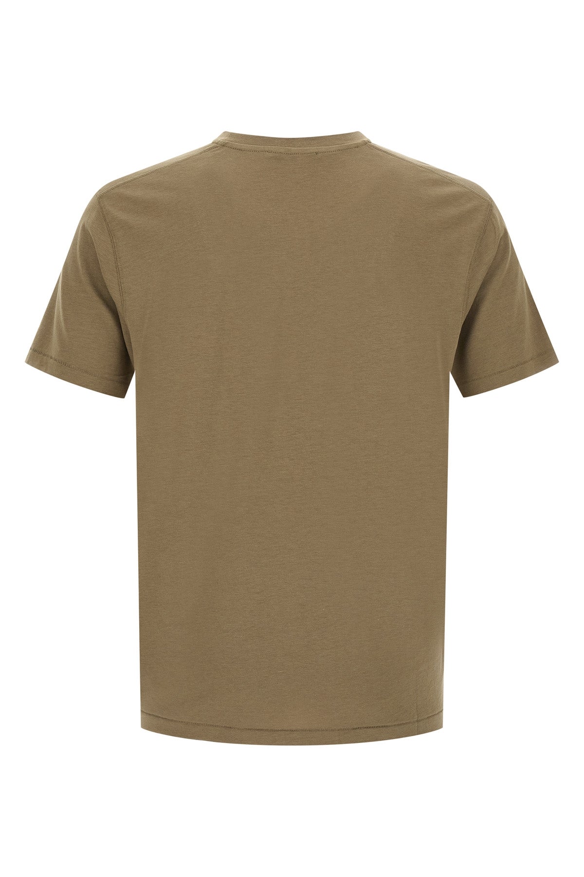 t-shirt in lyocell and cotton blend