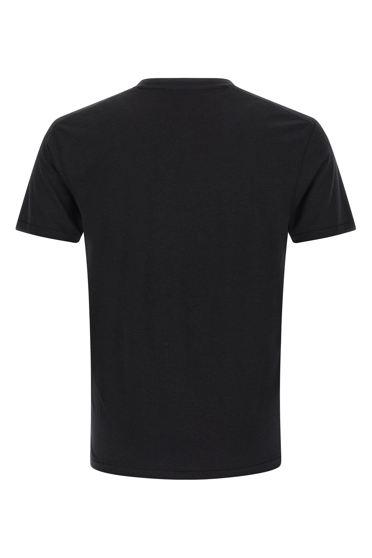 t-shirt in lyocell and cotton blend