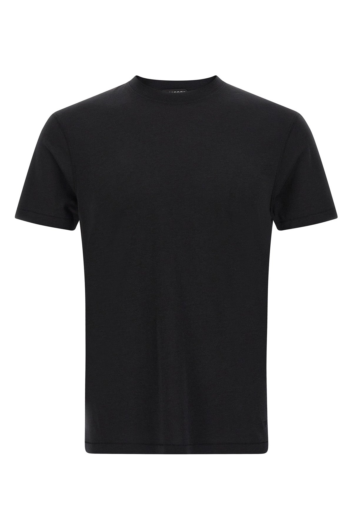 t-shirt in lyocell and cotton blend