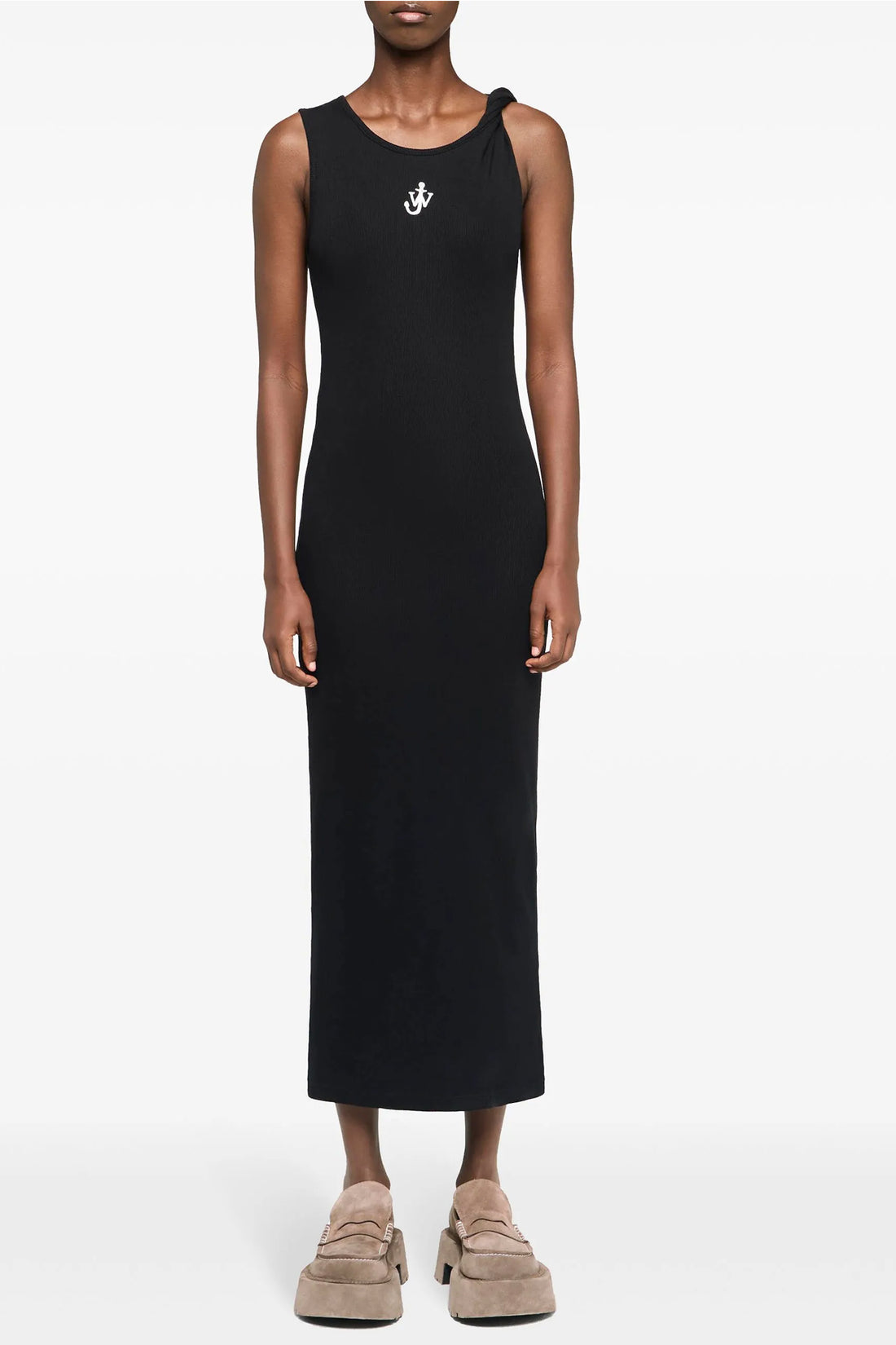 J.W.ANDERSON S ribbed cotton dress