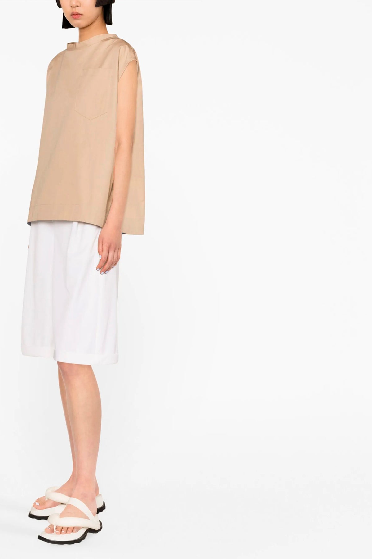 pina cotton canvas crewneck bloshirt