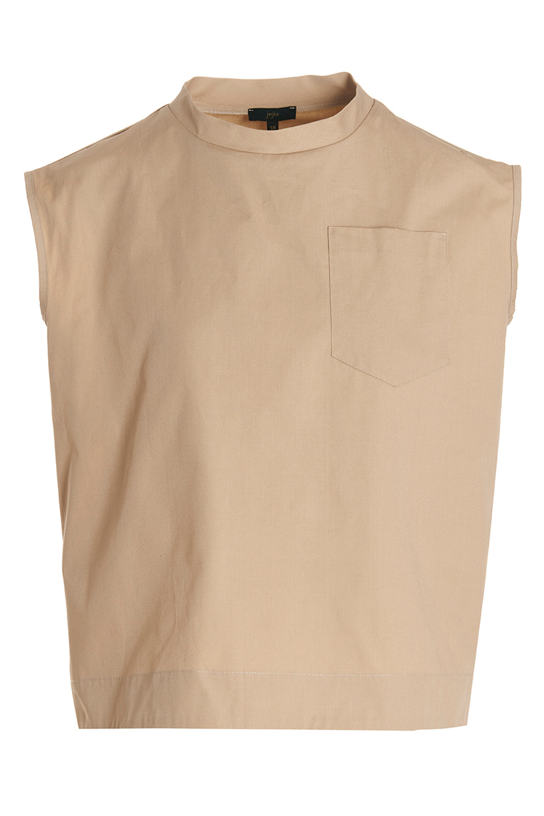 JEJIA 40 pina cotton canvas crewneck bloshirt