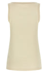 ribbed cotton jersey top