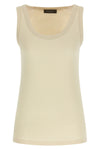 ribbed cotton jersey top