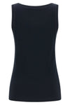 sleeveless top in slightly stretch cotton blend