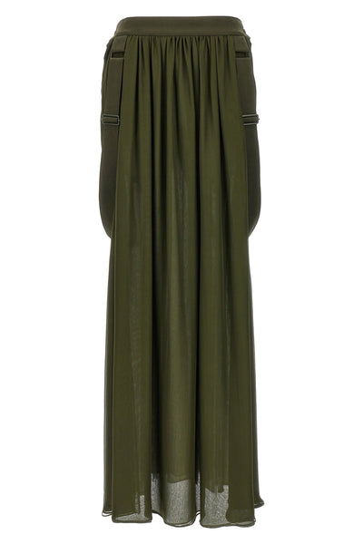 jedy silk chiffon skirt