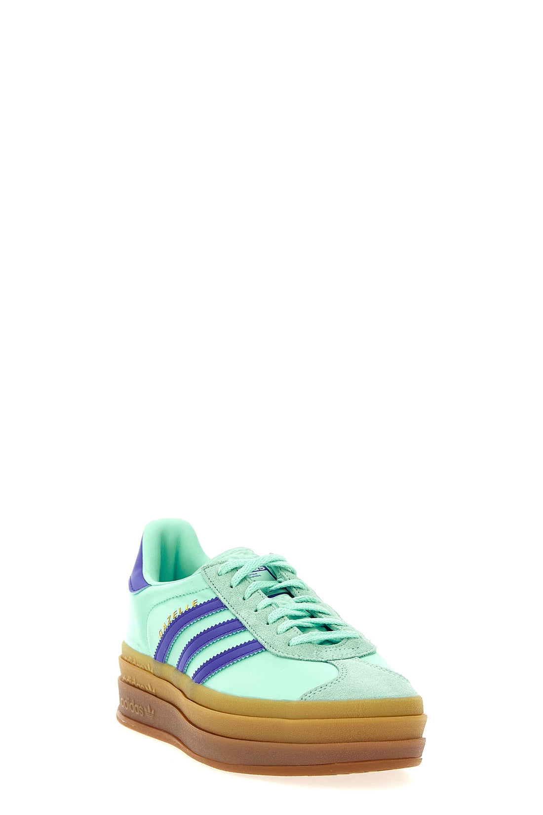 ADIDAS ORIGINALS 4.5 gazelle bold nylon and suede sneakers