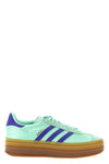 gazelle bold nylon and suede sneakers
