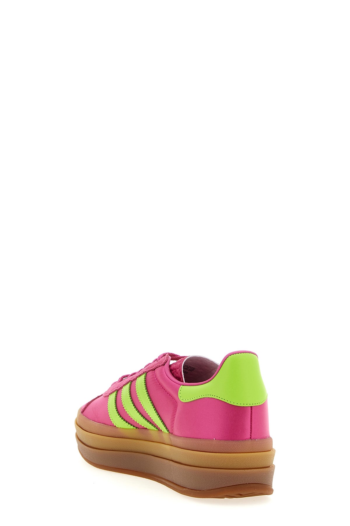 gazelle bold nylon and suede sneakers