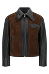 the marni jacket in pure calf leather redefines the codes of outerwear through a