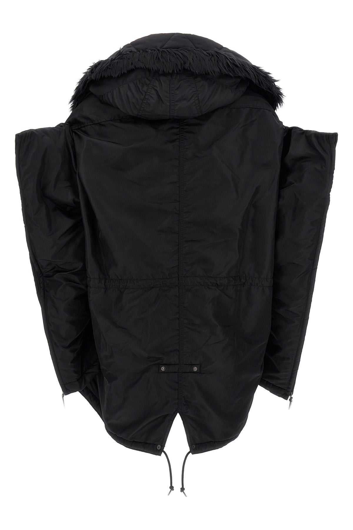 oversize nylon down jacket
