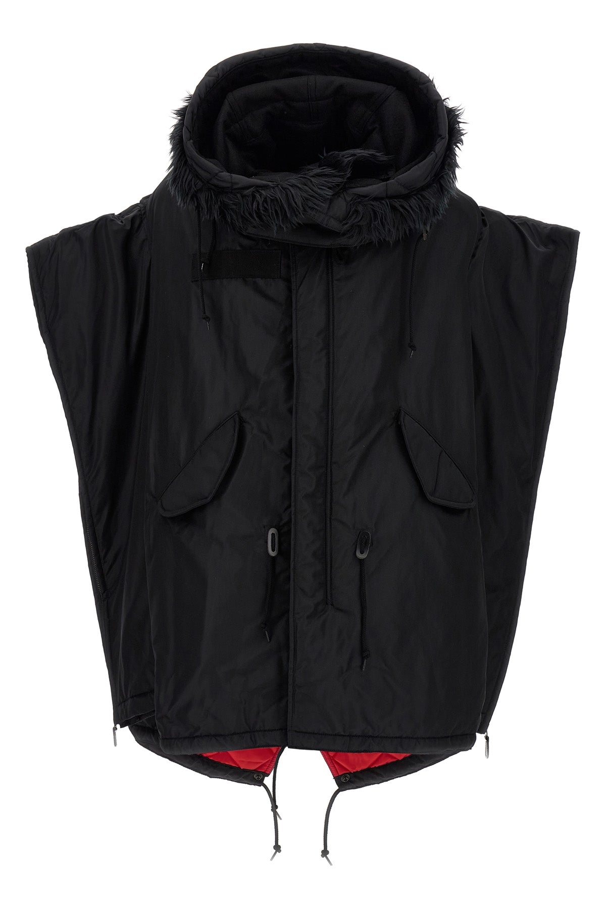 oversize nylon down jacket