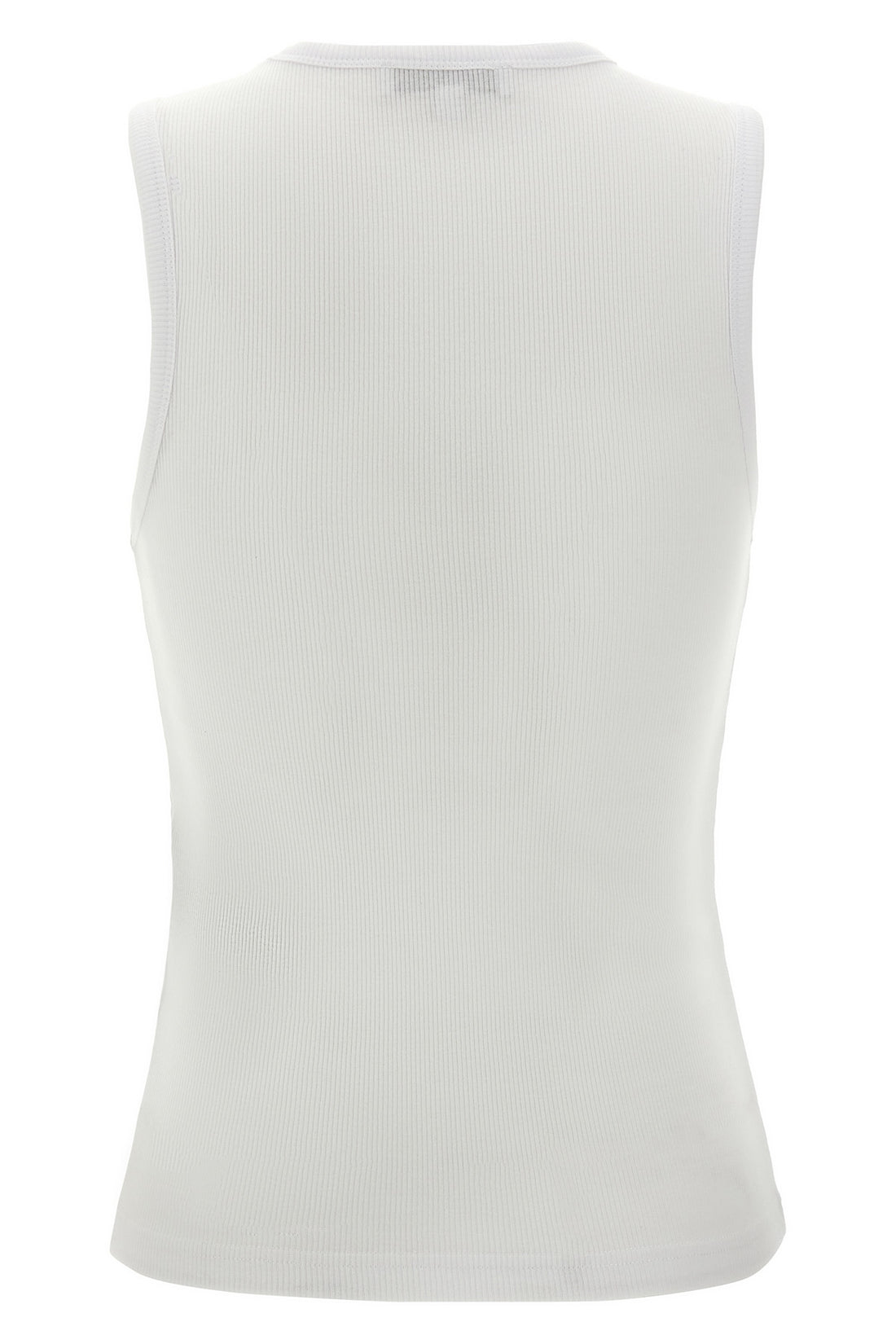 J.W.ANDERSON XS anchor embroidery sleeveless ribbed cotton top