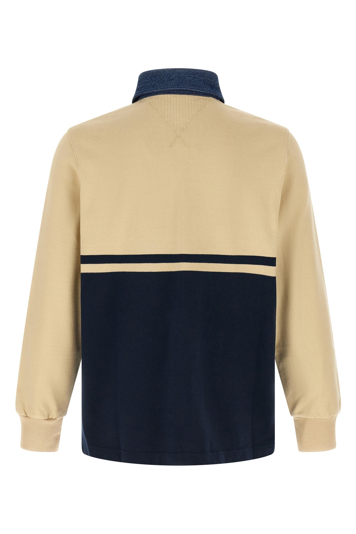 the jw anderson color-block cotton jersey polo shirt