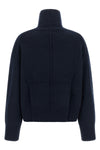 the loulou studio jonah turtleneck jersey in navy blue redefines the codes of