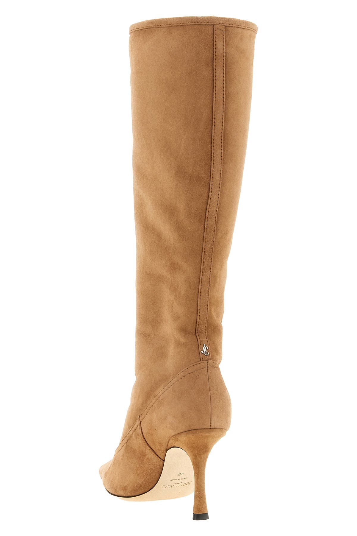jimmy choo jozi knee-high boots redefine winter elegance through impeccable ta