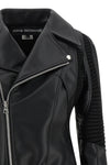 leather-effect jacket
