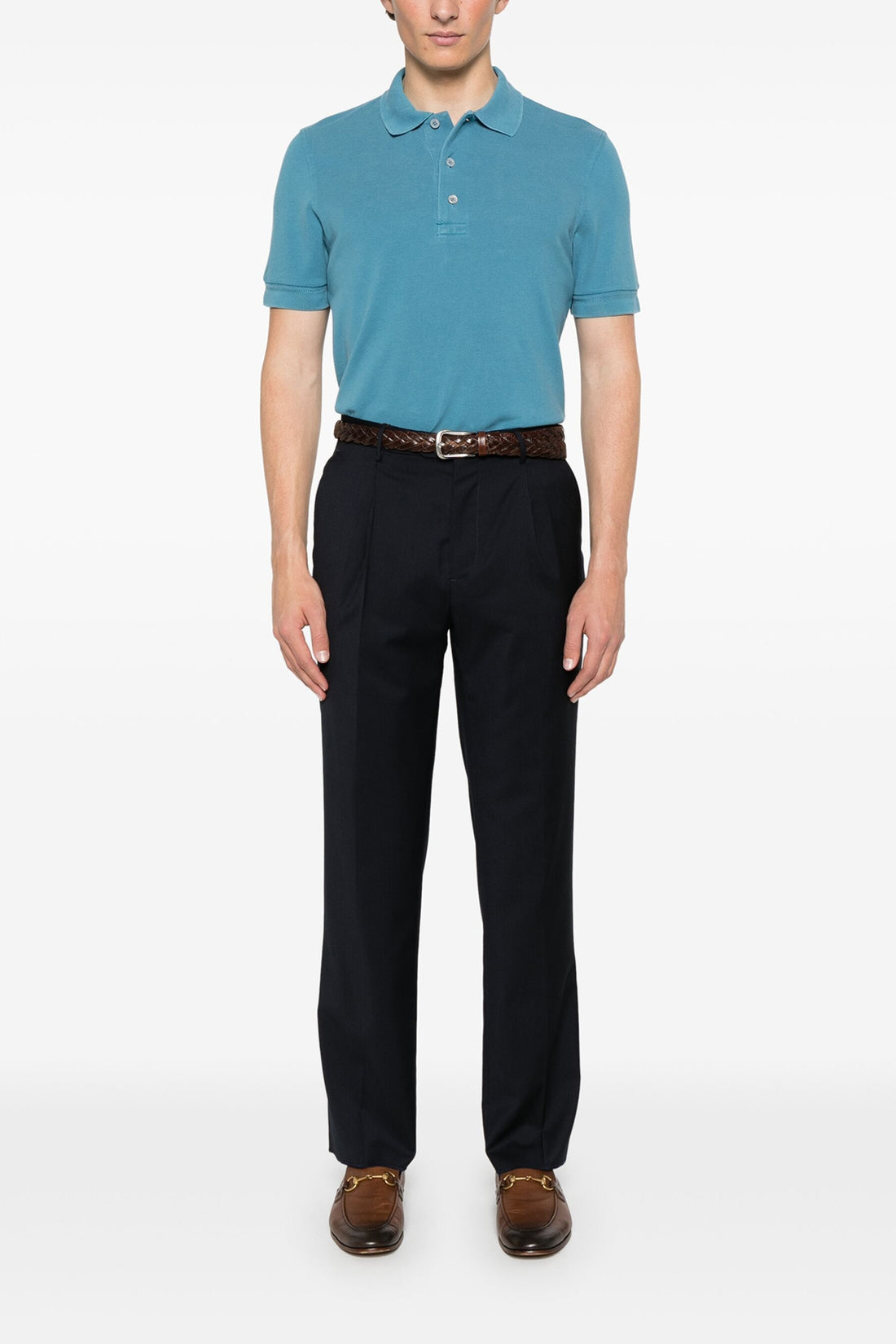 TOM FORD 52 cotton piqué polo shirt