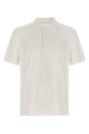 cotton and lyocell blend polo shirt