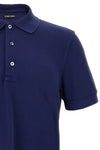cotton and lyocell blend polo shirt