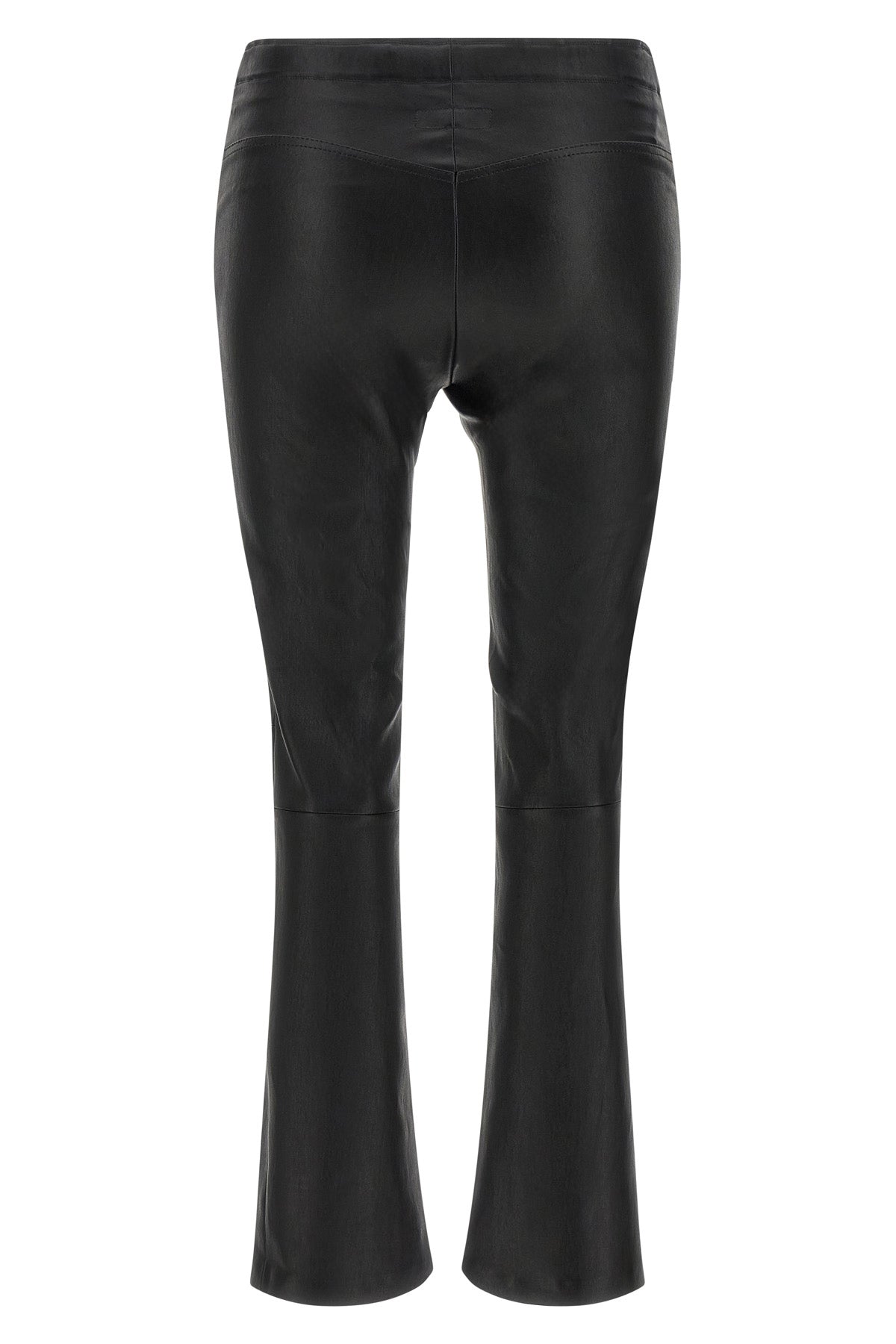 slim leather trousers