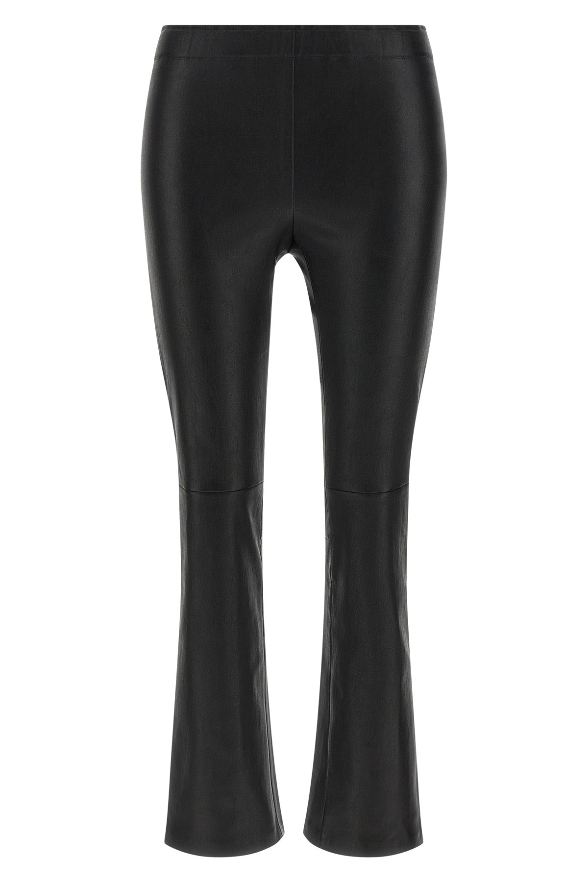 slim leather trousers