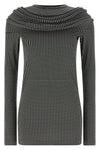 mini dress in light cotton jersey super stretch polka dot pattern