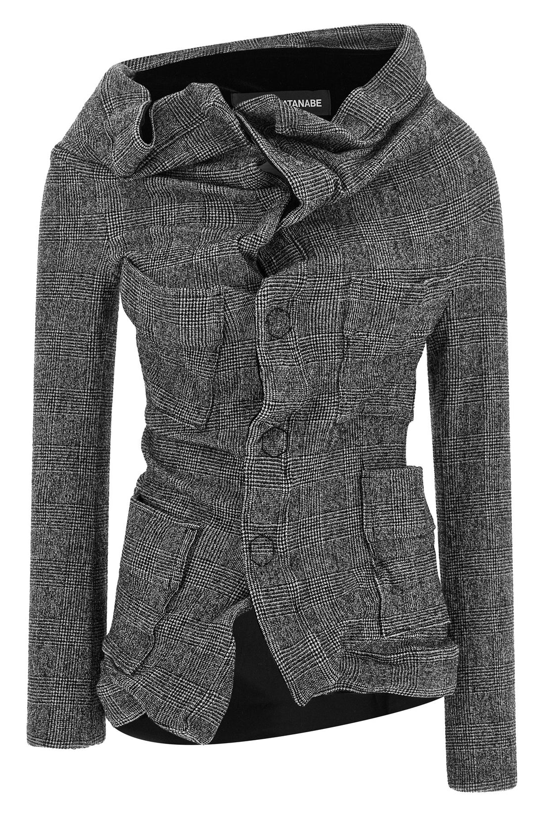 JUNYA WATANABE L the junya watanabe asymmetrical blazer redefines the codes of traditional tailor