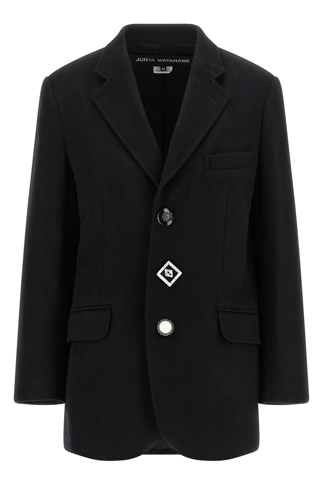 JUNYA WATANABE M the junya watanabe wool and cashmere blend coat redefines the codes of classic t