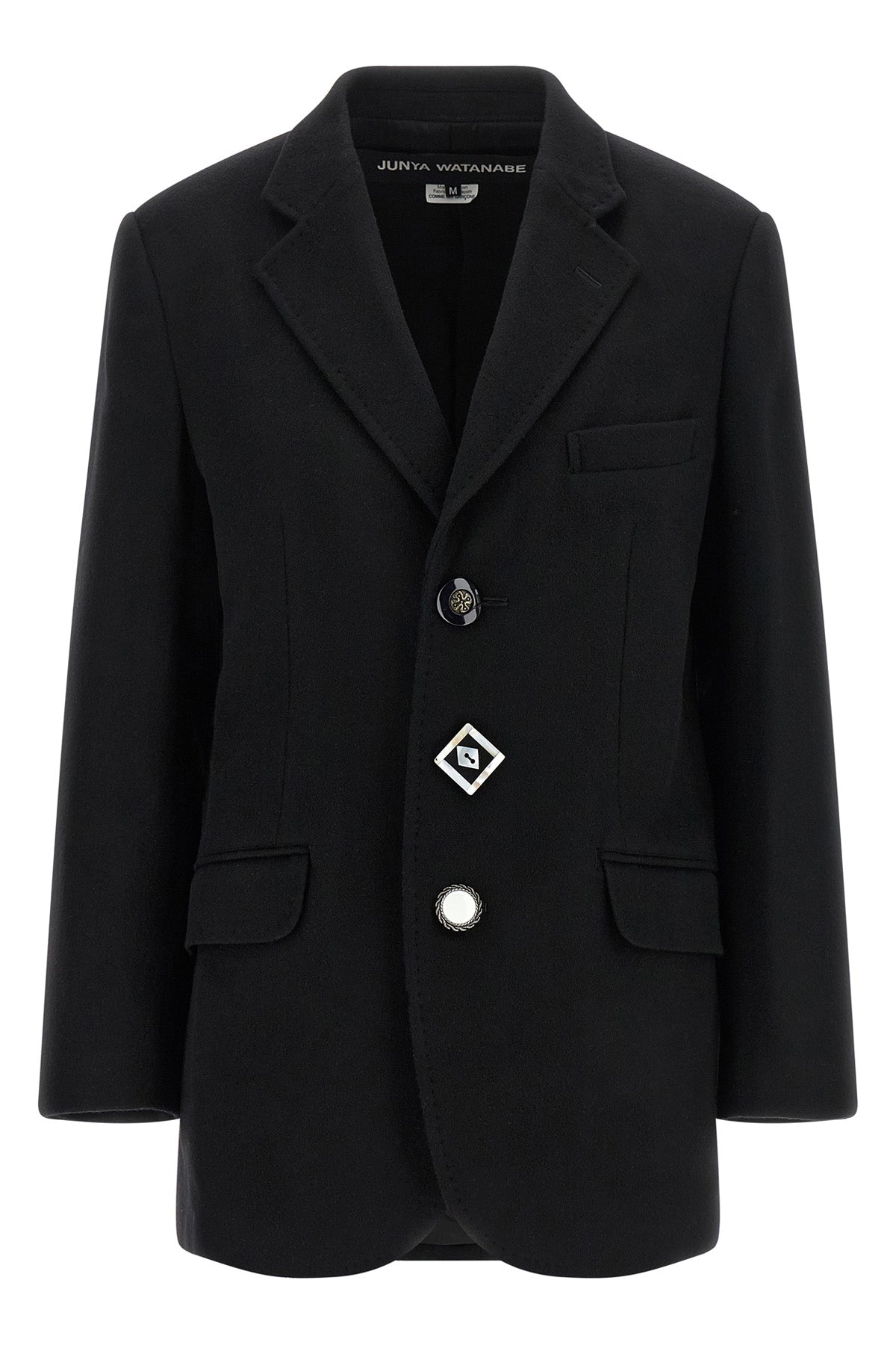 the junya watanabe wool and cashmere blend coat redefines the codes of classic t