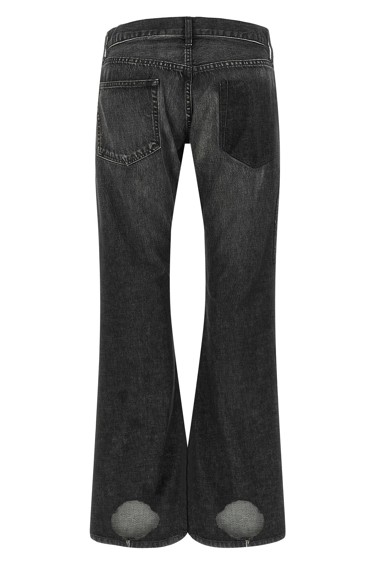 junya watanabe flared jeans redefine denim codes through a complex sartorial dec