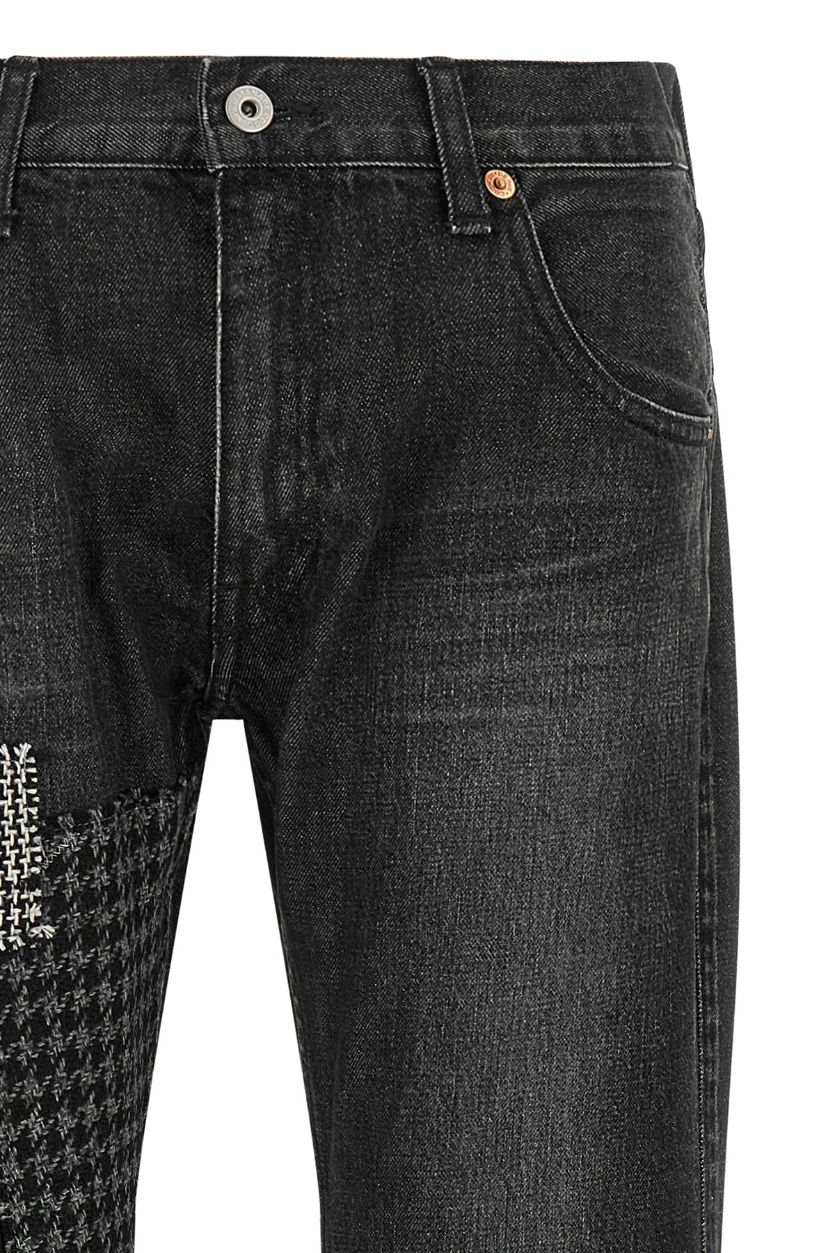 junya watanabe flared jeans redefine denim codes through a complex sartorial dec