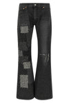 junya watanabe flared jeans redefine denim codes through a complex sartorial dec