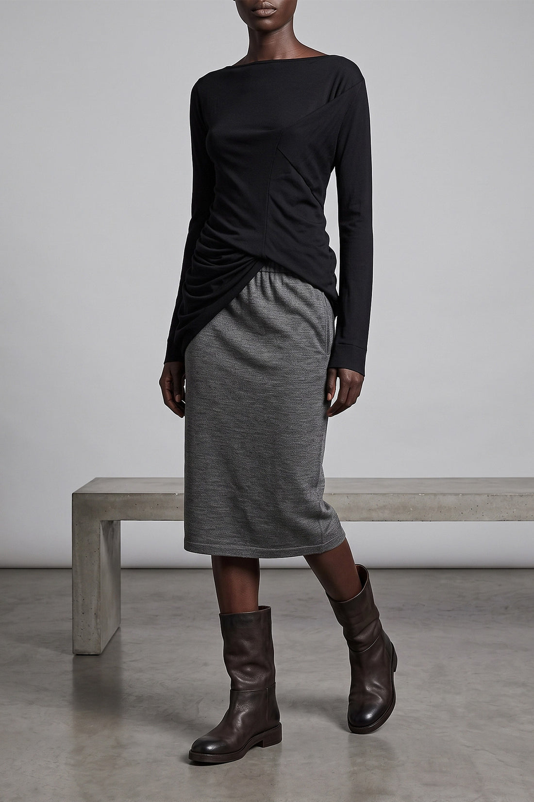 JUNYA WATANABE M the junya watanabe midi skirt redefines the essentiality of everyday wardrobe th