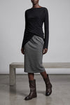 the junya watanabe midi skirt redefines the essentiality of everyday wardrobe th