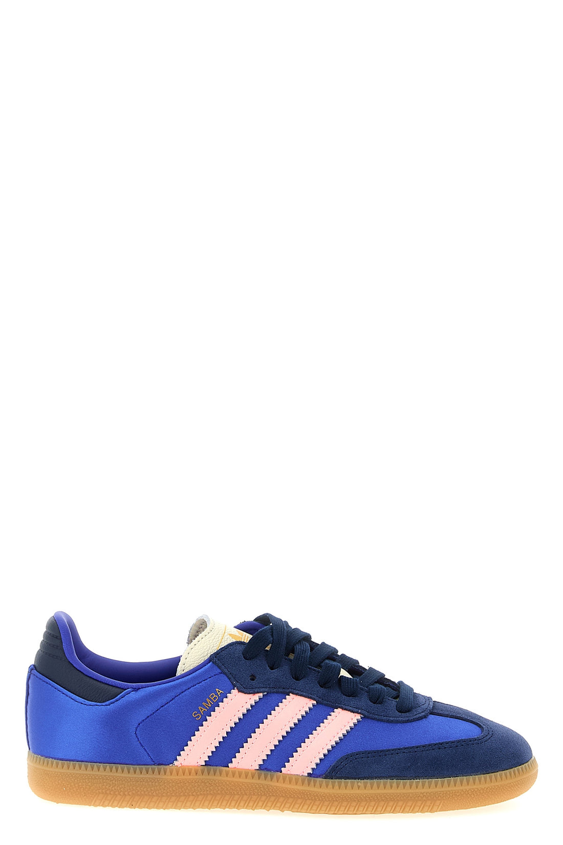 ADIDAS ORIGINALS 3.5 samba og satin and leather sneakers