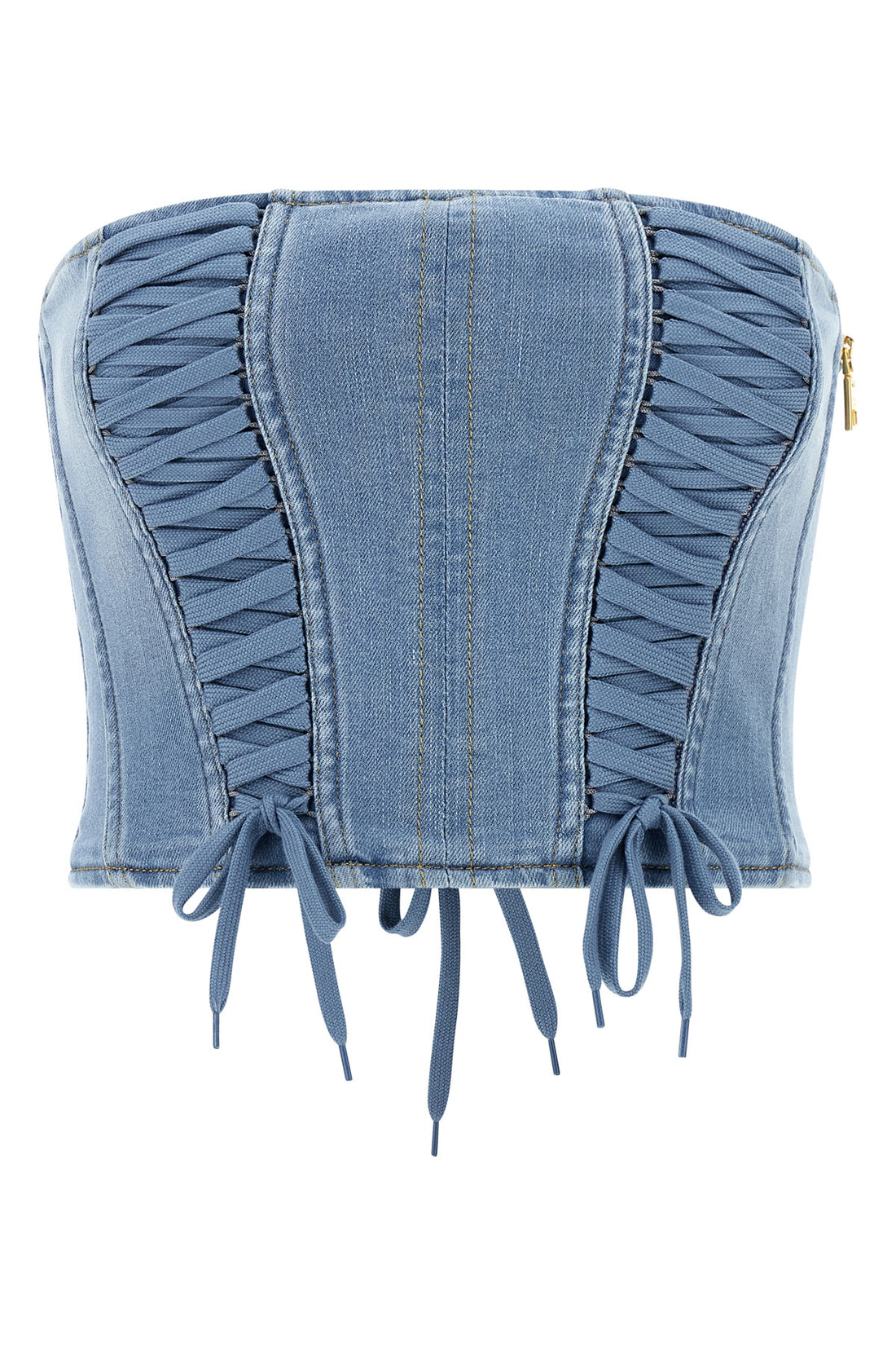 ELISABETTA FRANCHI 40 denim bustier top