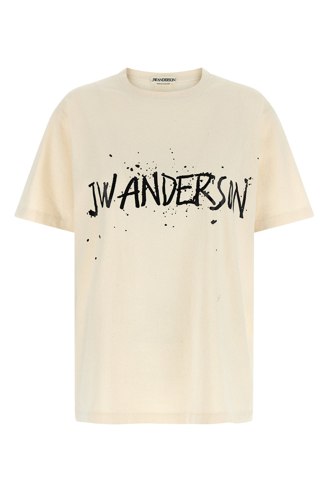 J.W.ANDERSON L circular heavy cotton jersey t-shirt