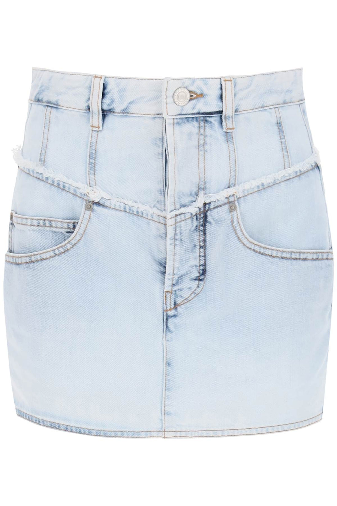 narjis denim mini skirt