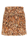 roumi mini skirt in curled silk