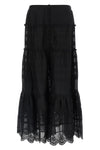 long paoline flared skirt