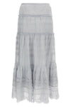long paoline flared skirt