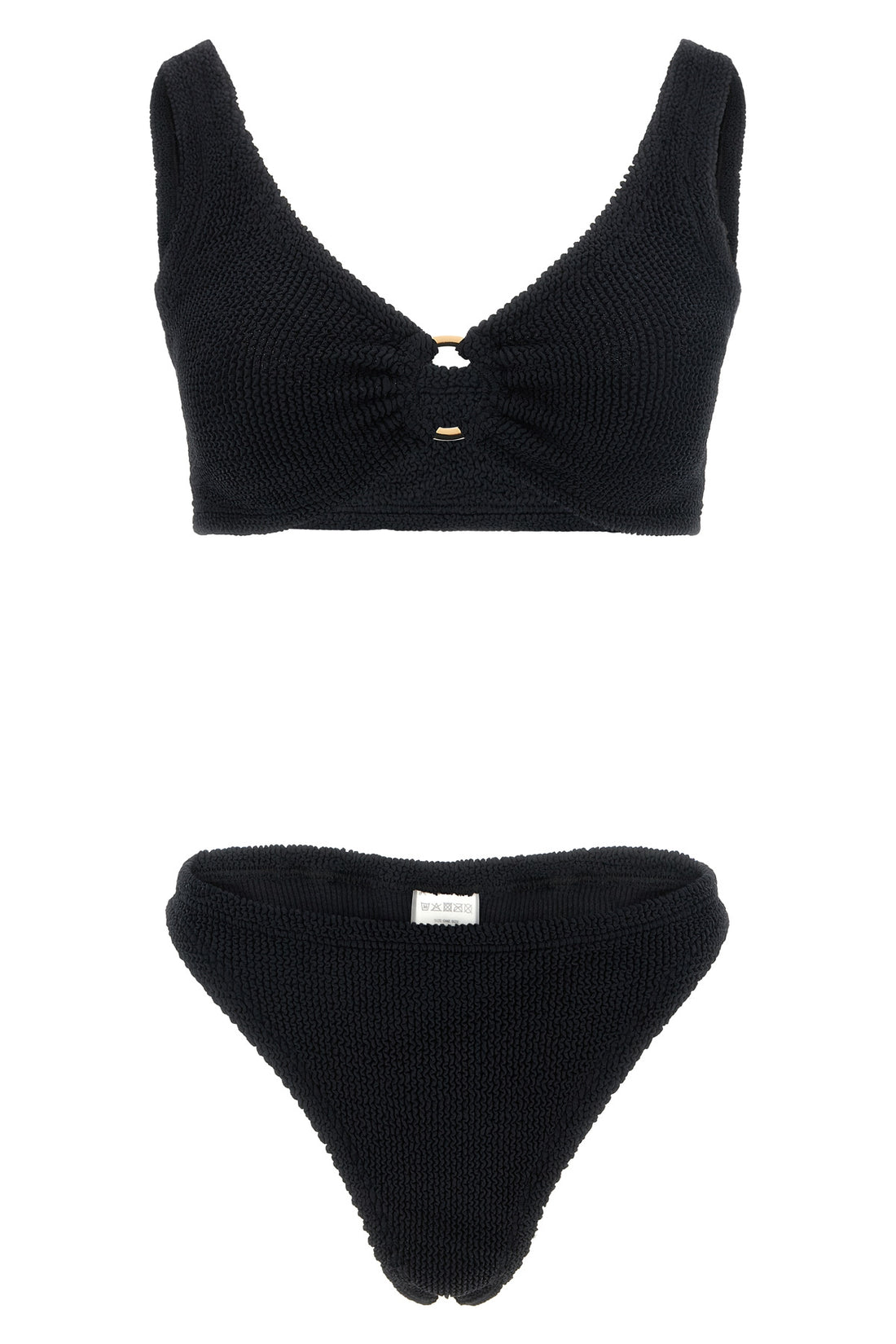 HUNZA G OS the hunza g julia bikini redefines beachwear aesthetics through its iconic thr