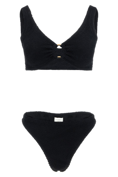 HUNZA G OS the hunza g julia bikini redefines beachwear aesthetics through its iconic thr