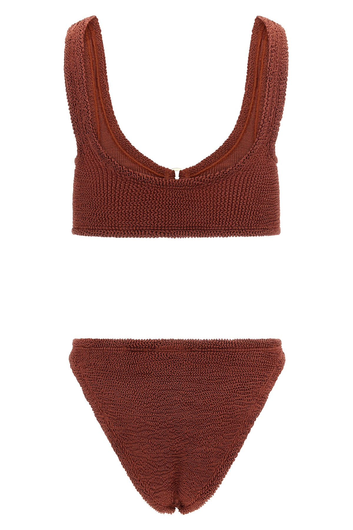 the two-piece hunza g julia bikini defines the codes of contemporary beachwear