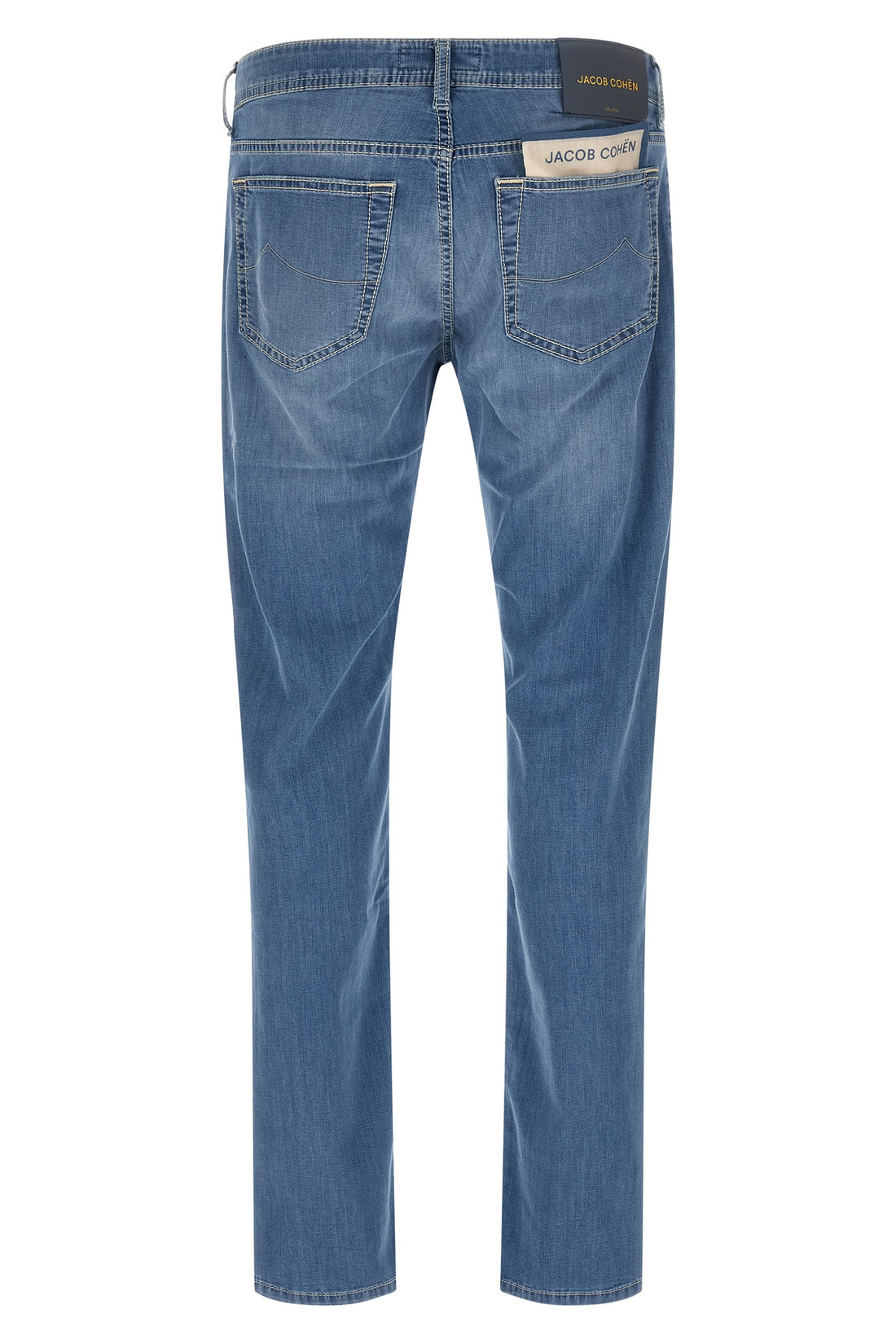 JACOB COHEN 32 bard used-effect stonewashed cotton denim jeans