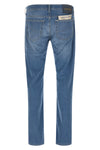 bard used-effect stonewashed cotton denim jeans